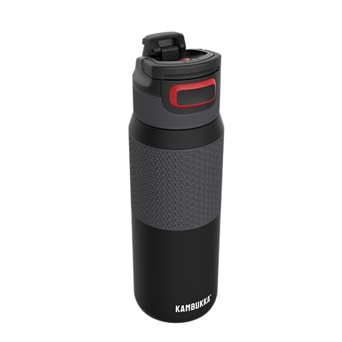 Kambukka Edelstahl Trinkflasche - Modell "ELTON INSULATED NIGHTFALL" - 750 ML - Wasserdichte Thermosflasche: Snapclean Technology - Spülmaschinenfest Deckel – bequemer Griff - Leicht zu halten von Kambukka