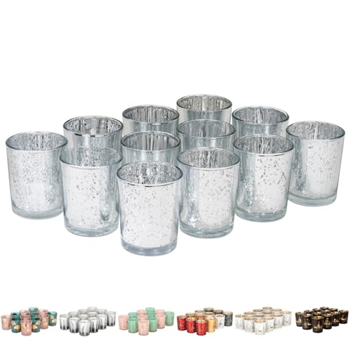 12er Set Teelichthalter Weihnachten Glas Windlicht Weihnachten Teelichtgläser Teelichtglas Kerzengläser Weihnachtsdeko Teelicht Weihnachts Windlichter Glas Deko von Kamelio
