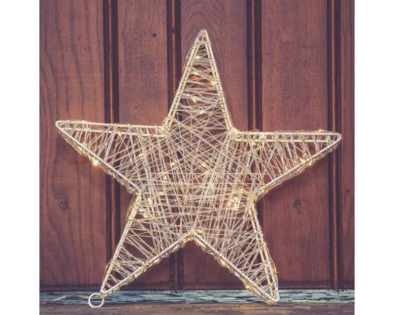Kamelio Dekostern 30cm Weihnachtsstern beleuchtet LED Weihnachtsdeko Fenster von Kamelio