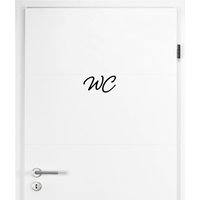 Wc Aufkleber - Schild Sticker Verschiedene Schriften Größen Farben Wc Aufkleber - Schild Sticker Verschiedene Schriften Größen Farben von Kamillionsdruck