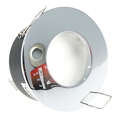 Kamilux 12V Niedervolt 3W = 25Watt warmweiss, MCOB LED Feuchtraum Einbaustrahler Aqua Bad von Kamilux