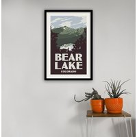 Bär Lake Colorado Poster - Rocky Mountain National Park Print von KaminTersieff