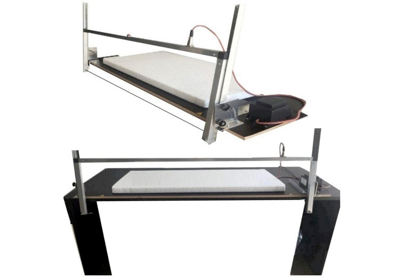 Kaminbau Mierzwa Heißdrahtschneider Styroporschneider, Inkl. 3 Glühdrähten, Auswahl 60 - 155 cm Schnittfäche, Auswahl Freihand und Ständer Kaminbau Mierzwa Heißdrahtschneider Styroporschneider, Inkl. 3 Glühdrähten, Auswahl 60 - 155 cm Schnittfäche, Auswahl Freihand und Ständer von Kaminbau Mierzwa
