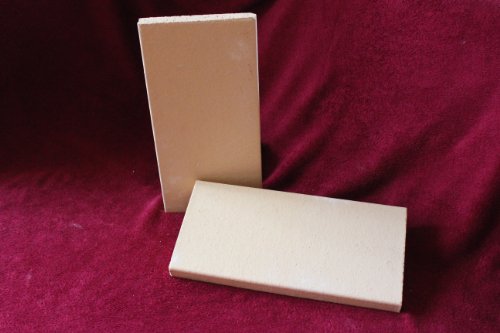 2 x Schamotteplatte Schamottstein Schamotte Ofenstein 400 x 200 x 30 mm von Kaminbau Schulhauser