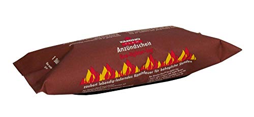 120 Stück KaminoFlam® - Kaminfeuer Andzündscheit, Dauerbrenner Kaminfeuerscheit, Kaminofen Brennstoff, Kachelofen, Holzofen Befeuerung von Kamino-Flam