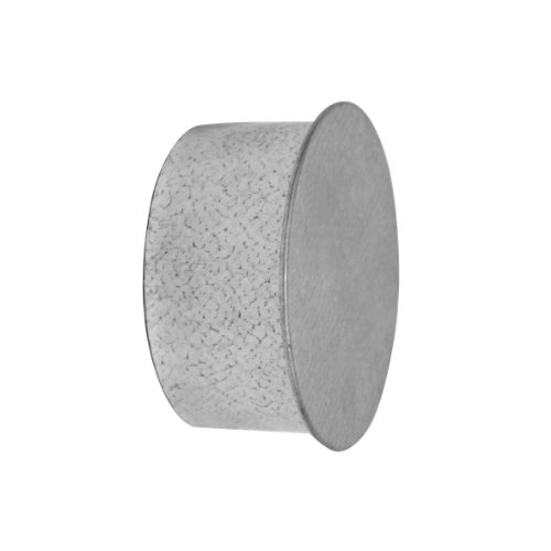 Kamino 331405 Flam Rohrkapsel aus verzinktem Stahl, feueraluminiert (FAL), Kaminverschluss mit Isolierung, Verschluss für alle gängigen Ofenrohre, Ofenlochdeckel für Rohre Ø 100 mm, Tiefe: ca. 48 mm von Kamino-Flam