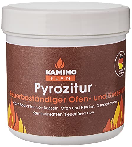 Kamino-Flam 333316 Ofen- und Kesselkitt 500 g Dose von Kamino-Flam