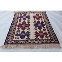 70 X 100 cm Kelim Teppich Im Kilim Stil - Handgeknüpfter Vintage Flachgewebe Wandbehang Kleiner von Kamrancarpets