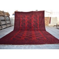 Größe 2, 0 X 3, 4 Fuß Antiker Handgeknüpfter Turkmkan Filpai Teppich, 100% Wolle Traditioneller Flachgewebe Teppich von Kamrancarpets