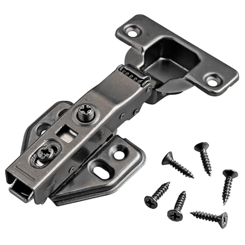 Kamtop Schrankscharniere, 110 °, sanft schließend, Küchenzeilen, Türscharniere mit 120 Schrauben, 35 mm Vollauflage, Kleiderschrankscharniere, stumm, verdeckte Schrankscharniere, Falttürscharniere für Kamtop Schrankscharniere, 110 °, sanft schließend, Küchenzeilen, Türscharniere mit 120 Schrauben, 35 mm Vollauflage, Kleiderschrankscharniere, stumm, verdeckte Schrankscharniere, Falttürscharniere für von Kamtop