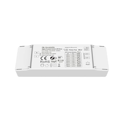 1PCS Zigbee LED-Treiber-Controller Helligkeitseinstellung 3-24V / 9-45V Konstantstrom APP dimmbare Sprachsteuerung (Color : 3-24V) von KanaAt