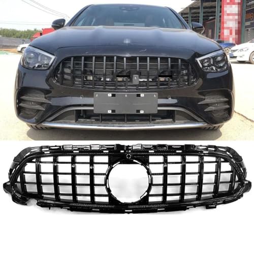 KanaAt Auto Front Kühlergrille für Mercedes Benz E Class Facelift E220 E300 2021 2022 2023 W213 W238 GT AMGE350 E400 Auto Frontstoßstange Grilles Renngrill Styling Zubehör,A-Black KanaAt Auto Front Kühlergrille für Mercedes Benz E Class Facelift E220 E300 2021 2022 2023 W213 W238 GT AMGE350 E400 Auto Frontstoßstange Grilles Renngrill Styling Zubehör,A-Black von KanaAt