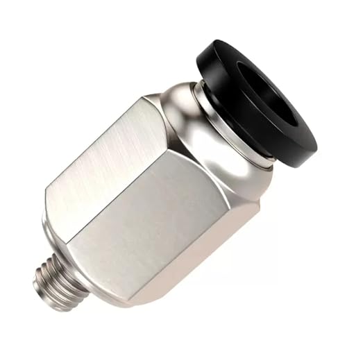 KanaAt Pneumatischer Luftkanal-Schnellverbinder PC 3 4 5 Außengewinde M3 M4 M5 M6 M8 01 Schnellstecker durch Stecker PC3-M3 PC4-M6 PC5-M5(PC4-M4) von KanaAt