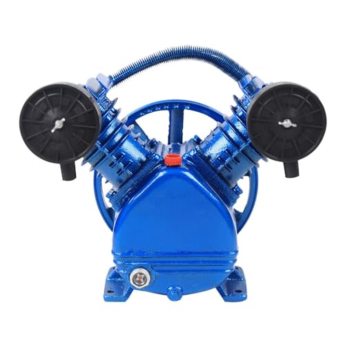2.2KW V-Form Doppelzylinder 3 Zylinder Pumpenkopf Druckluft Verdichter Kompressor Aggregat Universeller Pumpenkopfmotor 250L/Min Einstufig 3HP von Kanbihao