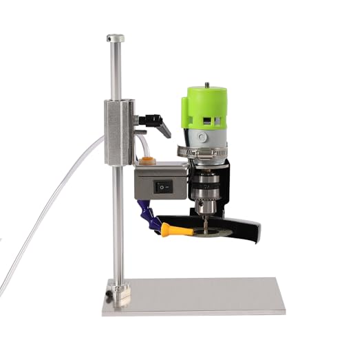 Elektrischer Glasflaschenschneider, Edelstahl Flaschenschneider Für Glasflaschen, 7-Gang-Einstellung Glasschneider, 6000 r/min, Glasflaschenschneidemaschine Für Diy Blumentöpfe Stiftbehälter von Kanbihao