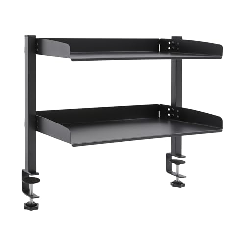 Schreibtisch Regal 2 Stufen Klemmbare Schreibtisch Organizer Schreibtisch Aufbewahrung Kein Bohren Schreibtisch Regal für Heim Büro 44x22x39,3 cm Schwarz Schreibtisch Regal 2 Stufen Klemmbare Schreibtisch Organizer Schreibtisch Aufbewahrung Kein Bohren Schreibtisch Regal für Heim Büro 44x22x39,3 cm Schwarz von Kanbihao