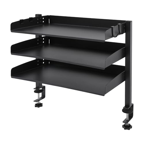 Schreibtisch Regal 3 Stufen Klemmbare Schreibtisch Organizer Schreibtisch Aufbewahrung Kein Bohren Schreibtisch Regal für Heim Büro 44x22x39,3 cm Schwarz Schreibtisch Regal 3 Stufen Klemmbare Schreibtisch Organizer Schreibtisch Aufbewahrung Kein Bohren Schreibtisch Regal für Heim Büro 44x22x39,3 cm Schwarz von Kanbihao