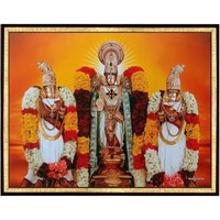 Lord Perumal Kalyanostavam Bilderrahmen, Personalisierte Wandkunst Für Ihr Neues Zuhause, Tempelraumrahmen von KanchanBai