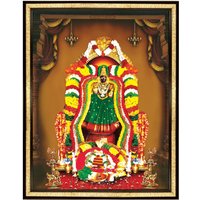 Om Shakthi Amman Devi Bilderrahmen, Göttinen Bilderrahmen von KanchanBai