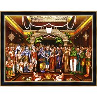 Srinivasa Padmavathi Kalyanam Fotorahmen, Die Königlichste Hochzeit Von Lord Balaji, Für Die Er Sich Kubera Entlehnt Hat von KanchanBai