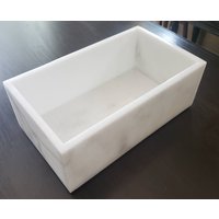 Handgefertigte Edelstahl-Box 10 3/4 "× 6 1/4" Höhe 4" Eine Perfekte Elegante Aufbewahrungsbox Für Büroküche Oder Überall Versandkostenfrei von KandMStoneandGlass