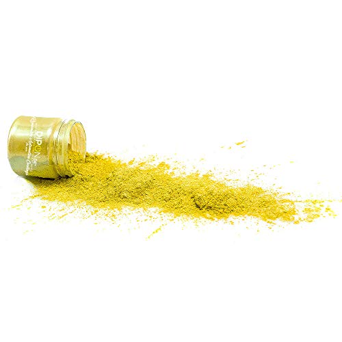 KandyDip Effektpigment 24 Karat Yellow COLORSHIFT Pearl Perlglanz Metallic Farbpulver Pigment für Epoxidharz Autolack Sprühfolie Aquarell Seife Powder (25 Gramm) von KandyDip