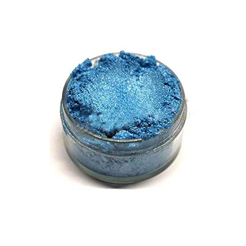 KandyDip Effektpigment Blizzard Blue Pearl Perlglanz Metallic Farbpulver Pigment für Epoxidharz Autolack Sprühfolie Aquarell Seife Powder (25 Gramm) von KandyDip