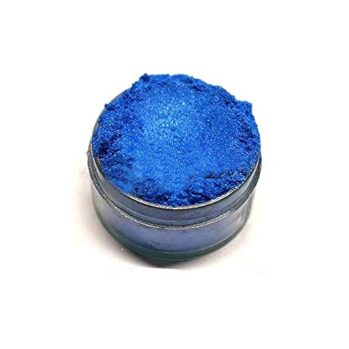 KandyDip Effektpigment DEEP LAPIZ Blue Pearl Perlglanz Metallic Farbpulver Pigment für Epoxidharz Autolack Sprühfolie Pigmente Aquarell Seife Powder (25 Gramm) von KandyDip