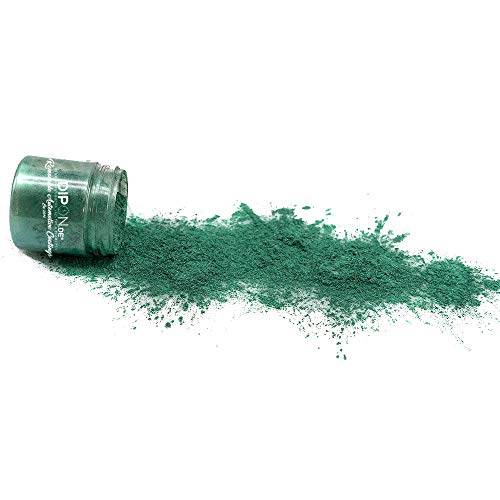 KandyDip Effektpigment Dark Jade Green Pearl Perlglanz Metallic Farbpulver Pigment für Epoxidharz Autolack Sprühfolie Aquarell Seife Powder (25 Gramm) von KandyDip