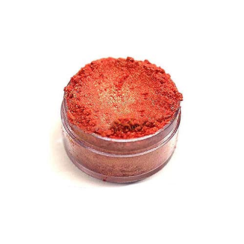 KandyDip Effektpigment Indian RED Pearl Perlglanz Metallic Farbpulver Pigment für Epoxidharz Autolack Sprühfolie Pigmente Aquarell Seife Powder (25 Gramm) von KandyDip