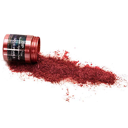 KandyDip Effektpigment Luxury Wine RED Pearl Perlglanz Metallic Farbpulver Pigment für Epoxidharz Autolack Sprühfolie Pigmente Aquarell Seife Powder (25 Gramm) von KandyDip