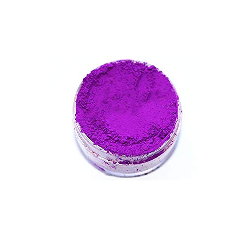 KandyDip Effektpigment NEON VIOLETT Flourescent FLUORESZIEREND Farbpulver Pigment für Epoxidharz Autolack Sprühfolie Pigmente Aquarell Seife Powder (5 Gramm) von KandyDip