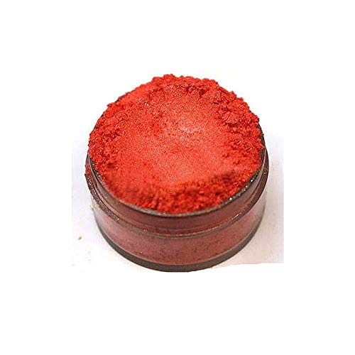 KandyDip Effektpigment Phantom RED Pearl Perlglanz Metallic Farbpulver Pigment für Epoxidharz Autolack Sprühfolie Pigmente Aquarell Seife Powder (25 Gramm) von KandyDip