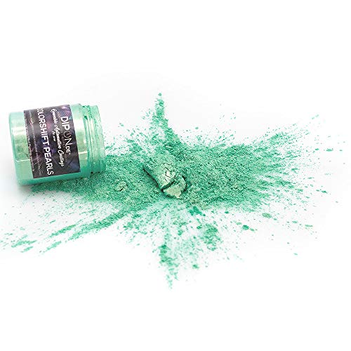 KandyDip Effektpigment Radioactive Green COLORSHIFT Pearl Perlglanz Metallic Farbpulver Pigment für Epoxidharz Autolack Sprühfolie Pigmente Aquarell Seife Powder (25 Gramm) von KandyDip