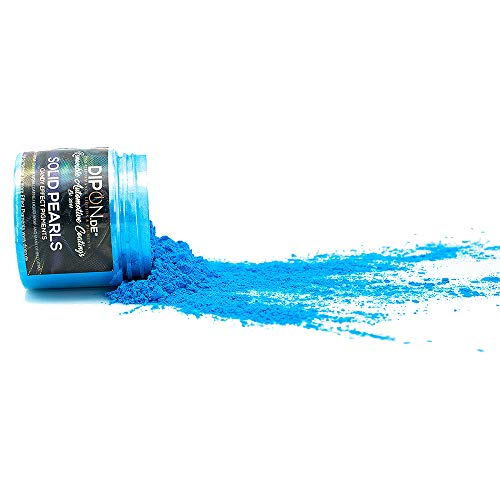 KandyDip Effektpigment SAZUKA Blue Pearl Perlglanz Metallic Farbpulver Pigment für Epoxidharz Autolack Sprühfolie Pigmente Aquarell Seife Powder (25 Gramm) von KandyDip