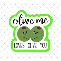 Olive Me Liebe Sie Cookie Cutter Olive Me Liebe Sie Cookie Cutter von KaneSugarDesigns