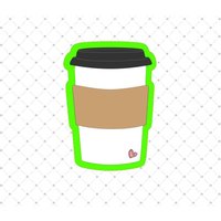 Reise Kaffeetasse Mit Ärmel Cookie Cutter Reise Kaffeetasse Mit Ärmel Cookie Cutter von KaneSugarDesigns