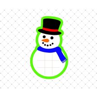 Schneemann-Tic-Tac-Toe-Cutter Schneemann-Tic-Tac-Toe-Cutter von KaneSugarDesigns