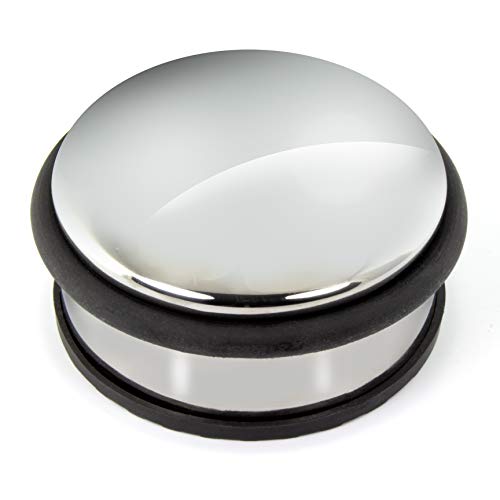 Kangaro Türstopper Metall chrom,1250 Gramm, Kunststoff,10 x 4,5cm von Kangaro