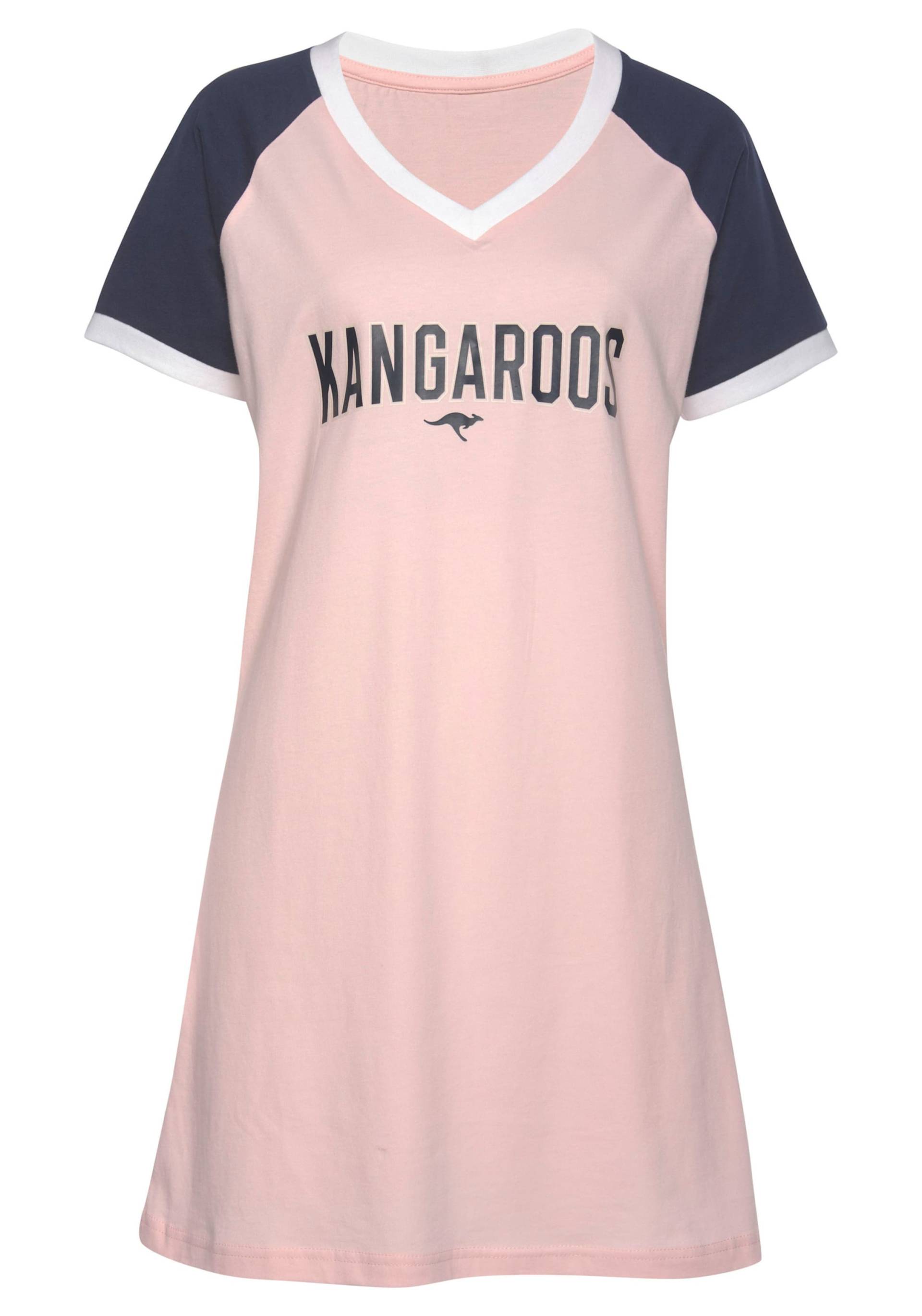 Bigshirt in rosa-dunkelblau von KangaROOS von Kangaroos