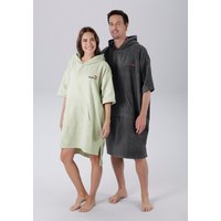 KangaROOS Badeponcho "Summer, ideal für Sauna, Spa & im Urlaub, Damen & Herren" 1 Stk. tlg., Surfponcho, mit Bauchtasche, 100% Baumwolle, Frottee von Kangaroos