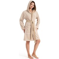 KangaROOS Damenbademantel "Luana, ideal für Sauna & Spa, Hotelbademantel, Morgenmantel" 1 Stk. tlg., Streifen - Bademantel für Damen, gestreift, XS-3XL KangaROOS Damenbademantel "Luana, ideal für Sauna & Spa, Hotelbademantel, Morgenmantel" 1 Stk. tlg., Streifen - Bademantel für Damen, gestreift, XS-3XL von Kangaroos