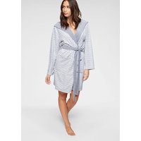 KangaROOS Damenbademantel "Luana, ideal für Sauna & Spa, Hotelbademantel, Morgenmantel" 1 Stk. tlg., Streifen - Bademantel für Damen, gestreift, XS-3XL von Kangaroos