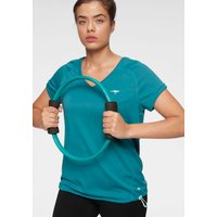 KangaROOS Funktionsshirt Kurzarm, figurumspielend, mit V-Ausschnitt, große Größen von Kangaroos