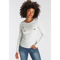 KangaROOS Langarmshirt krempelbare Ärmel, sehr figurbetonter Schnitt KangaROOS Langarmshirt krempelbare Ärmel, sehr figurbetonter Schnitt von Kangaroos