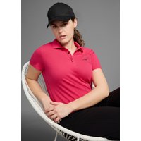 KangaROOS Poloshirt Kurzarm, unifarben, Polokragen, aus Baumwolle, große Größen von Kangaroos