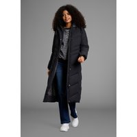 KangaROOS Steppmantel Langer Wintermantel mit seitlichen Knöpfen und Kapuze von Kangaroos