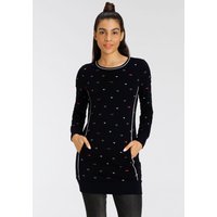 KangaROOS Sweater, Langarm, figurbetont, aus Interlock-Baumwolle, mit Nahttaschen KangaROOS Sweater, Langarm, figurbetont, aus Interlock-Baumwolle, mit Nahttaschen von Kangaroos