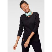 KangaROOS Sweatshirt Langarm, figurbetonter Schnitt, unifarben, Rundhalsausschnitt von Kangaroos