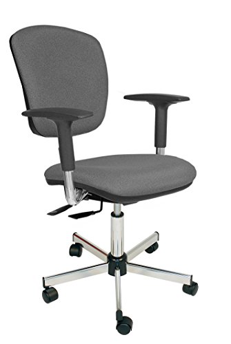 Kango 4DL 40 GBLR 30 705 Stuhl Ergonomisch Asynchron Vinyl/Stahl Chrom 59 x 59 x 104 cm von Kango